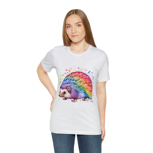 Rainbow Hedgehog - Short Sleeve Tee